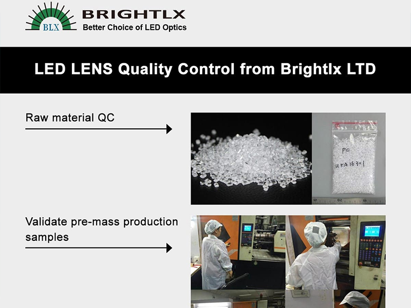 LED Lens Quality Control From Brightlx Ltd