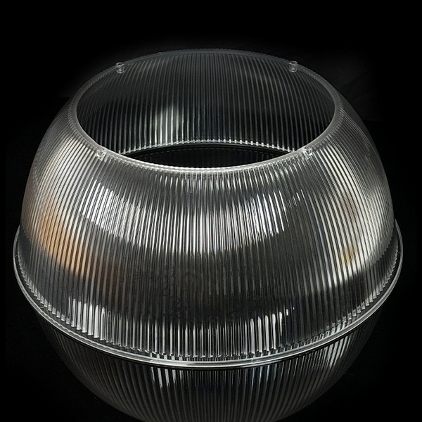 Round high bay LED lens