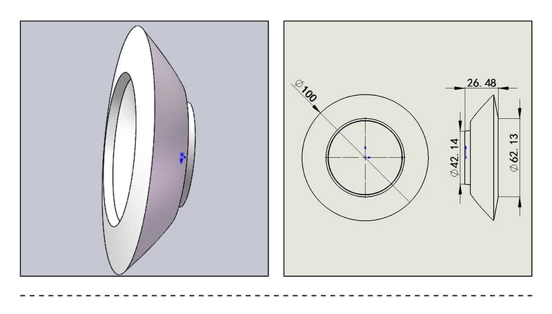 Narrow Beam LED Lens Details